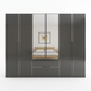 Rauch Essensa Prime Glass Wardrobe with Mirrors & Drawers