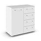 Rauch Eve White 1 Door 4 Drawer Chest