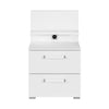 Rauch Eve white 2 Drawer bedside table with panel