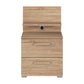 Rauch Eve Sonoma oak 2 Drawer bedside table with panel