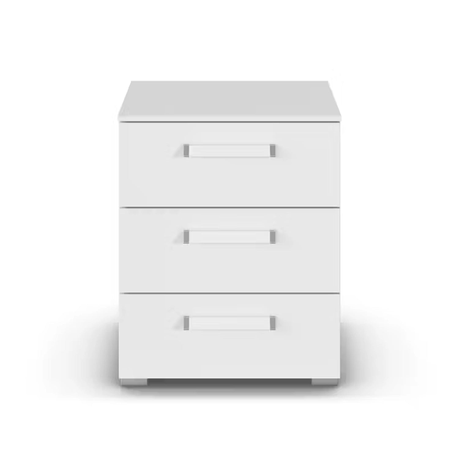 Rauch Eve White 3 Drawer Bedside Table
