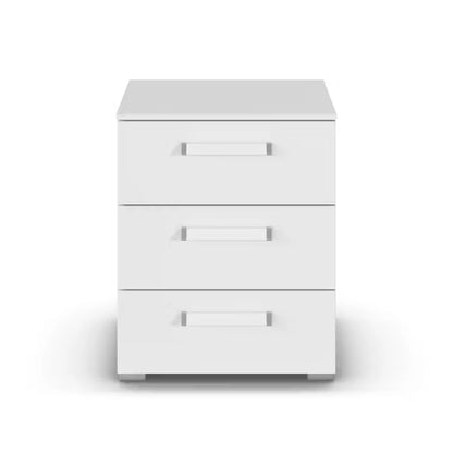 Rauch Eve White 3 Drawer Bedside Table