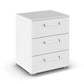 Rauch Eve White 3 Drawer Bedside Table
