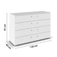 Measurements of Rauch Eve 4 Drawer Large Chest