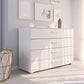 Rauch Eve white 4 Drawer Large Chest in bedroom