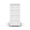 Rauch Eve White 4 Drawer Narrow Chest