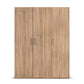 Without Mirror 3 Door Sonoma Oak hinged Wardrobe