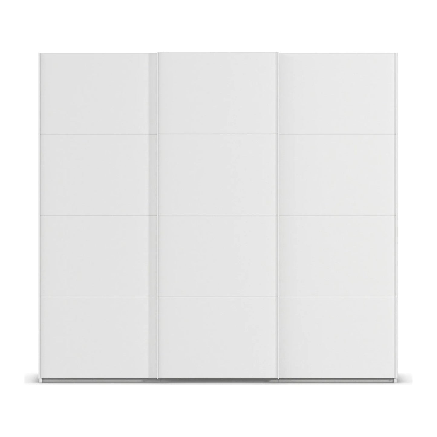 Rauch Eve White 3 Door sliding wardrobe Width 242cm front view
