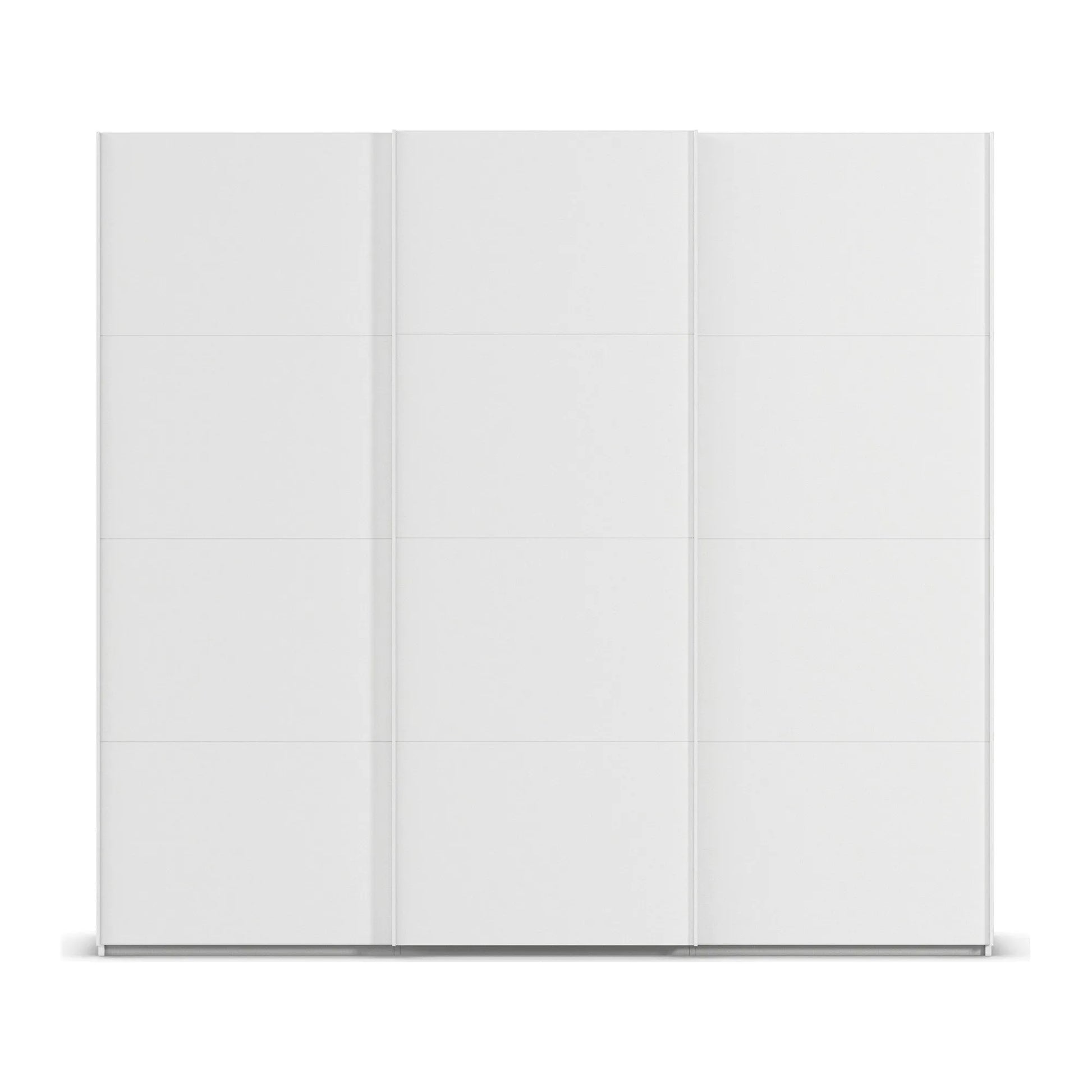 Rauch Eve White 3 Door sliding wardrobe Width 242cm front view
