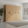 Rauch Evelyn Oak 5 Door Hinged Wardrobe