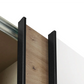 Forms Artisan Oak 3 Door Sliding Wardrobe - Closeup view