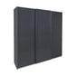 Rauch Forms Metallic Grey Decor 3 Door Sliding Wardrobe - Side Angle view