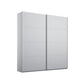 Rauch Forms Silk Grey Glass 2 Door Slider Wardrobe - Free Assembly