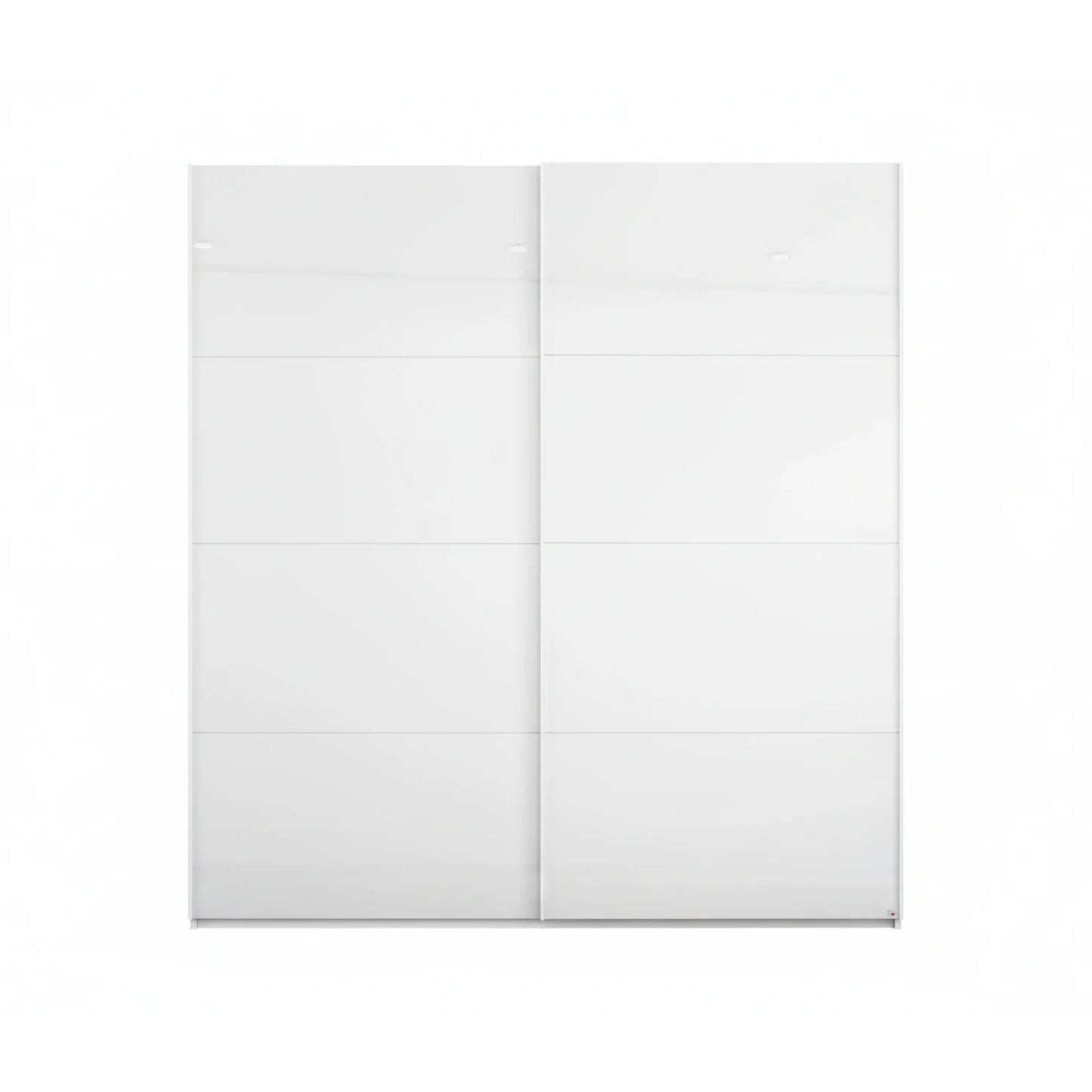 White Glass Premium Quality Rauch German Wardrobe, Available in Multiple width Sizes. Free delivery and Assembly