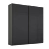 Rauch Forms Basalt Glass 2 Door Slider Wardrobe 
