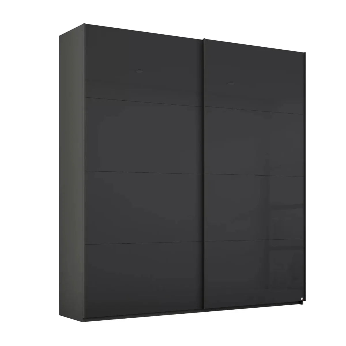 Rauch Forms Basalt Glass 2 Door Slider Wardrobe 