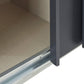 Rauch Forms Basalt Glass 2 Door Slider Wardrobe - Internal Closeup view