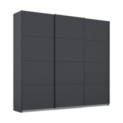 Rauch Forms Metallic Grey Decor 3 Door Sliding Wardrobe 