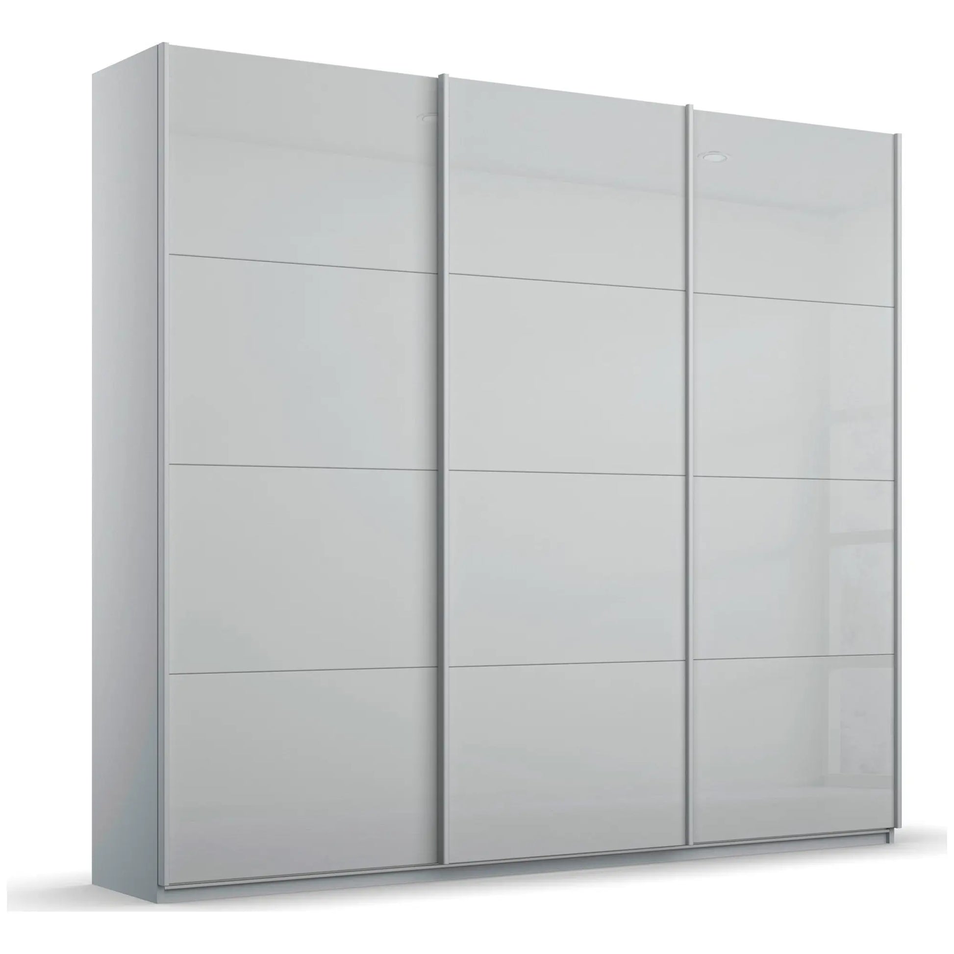 Rauch Forms Silk Grey Glass Triple Sliding Wardrobe