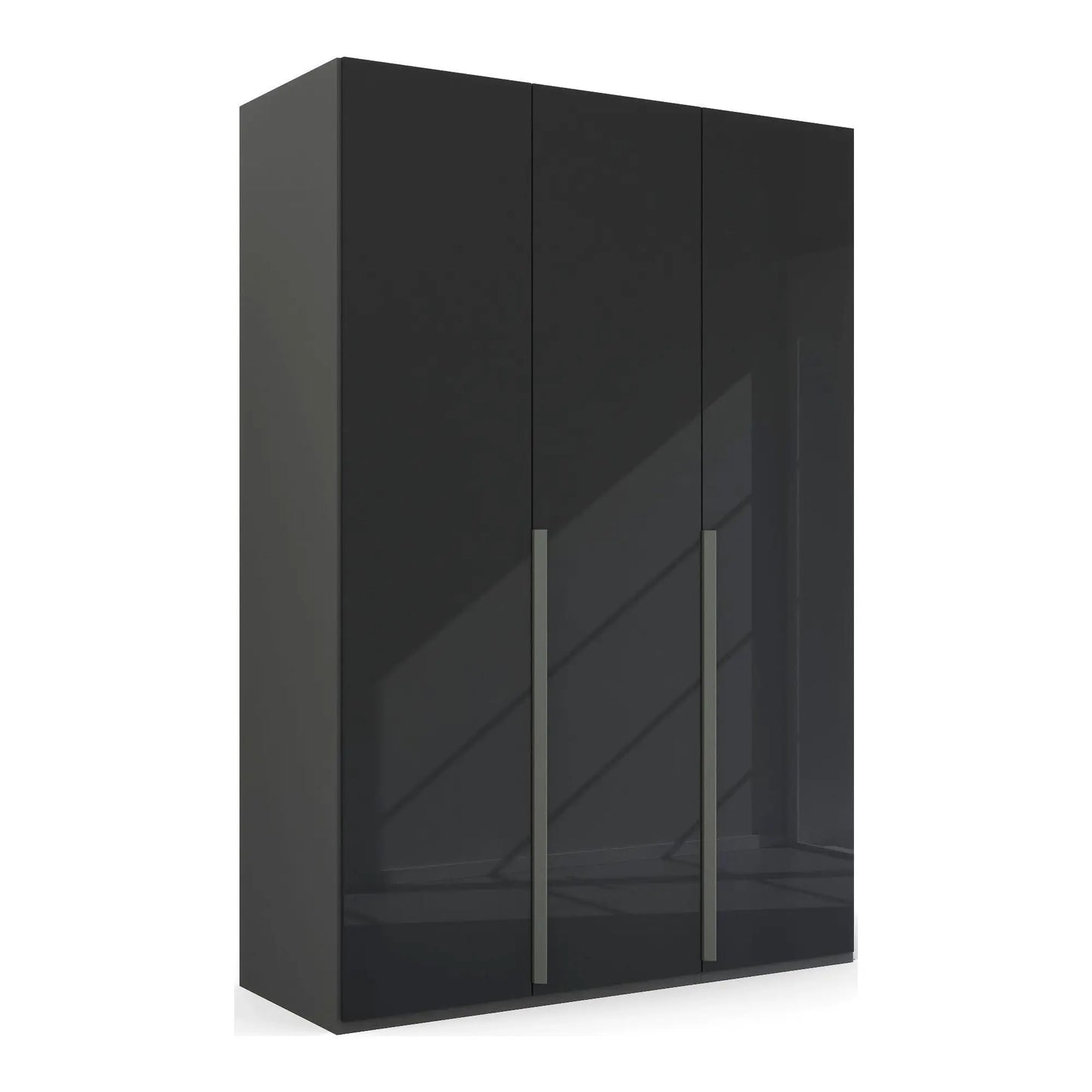 Rauch Frans 151cm 3 Door Wardrobe in Graphite Glass 