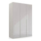 Rauch Frans 151cm 3 Door Wardrobe in Silk Grey Glass
