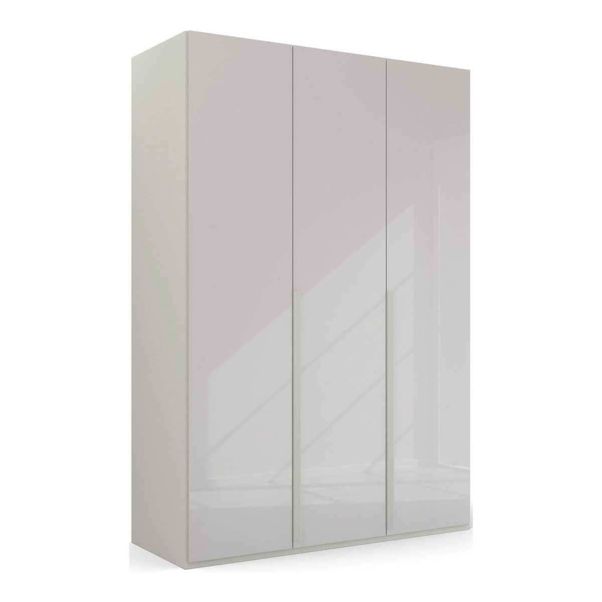 Rauch Frans 151cm 3 Door Wardrobe in Silk Grey Glass