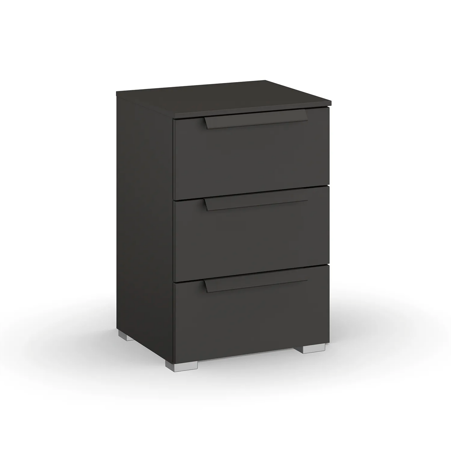 Rauch Frans 3 Drawer Decor Beside Table in Graphite