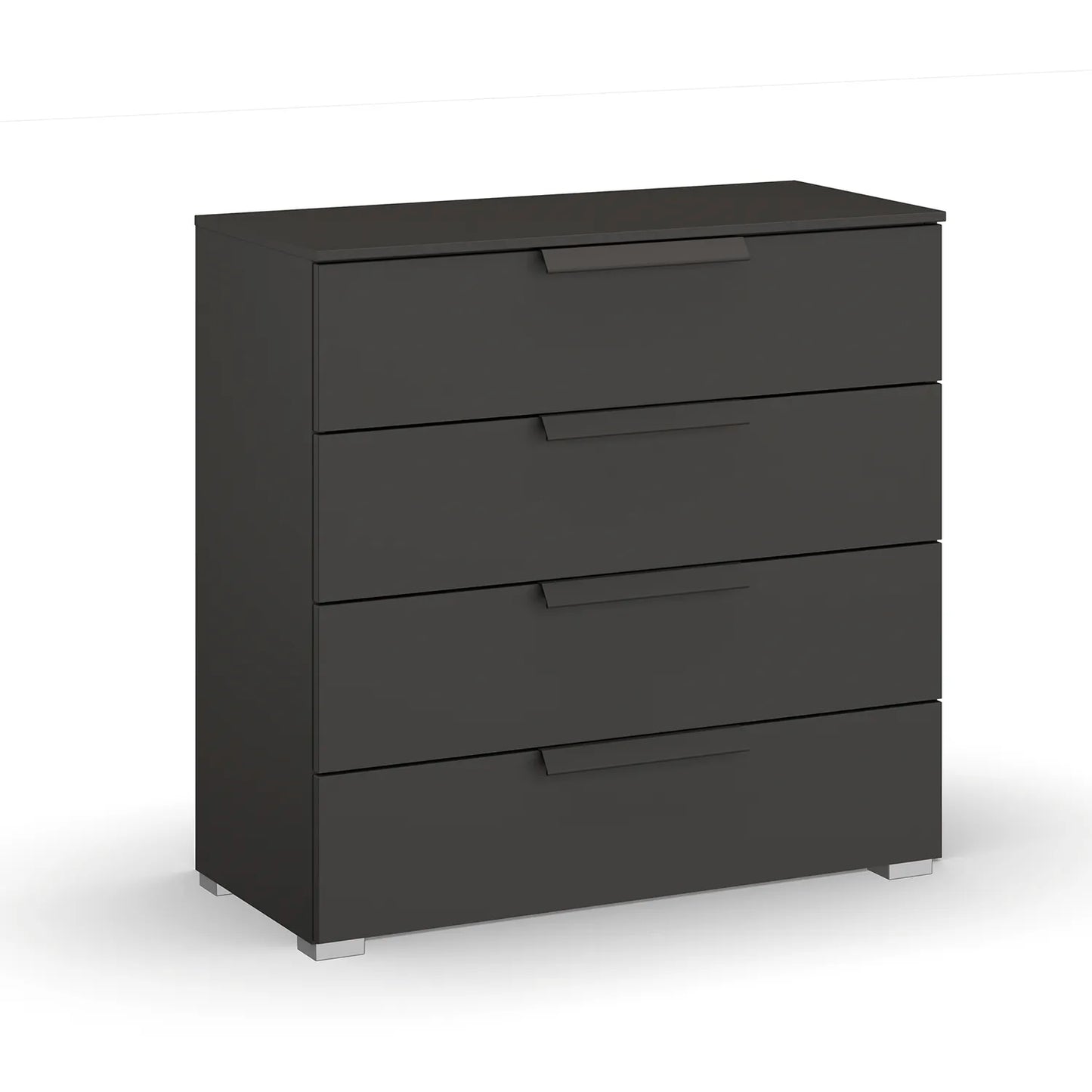 Rauch Frans 4 Drawer Decor Wide Chest - 80CM - in Graphite