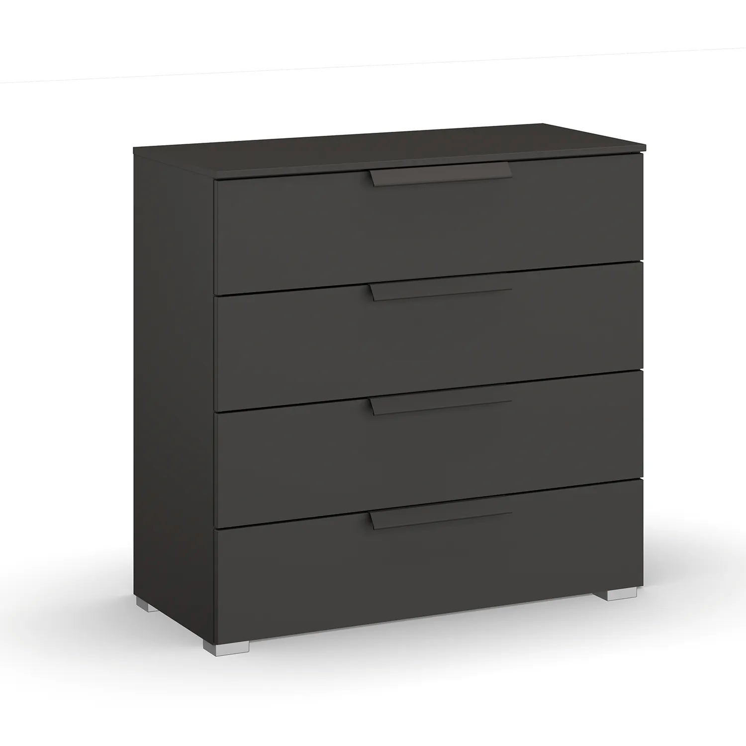 Rauch Frans 4 Drawer Decor Wide Chest - 80CM - in Graphite