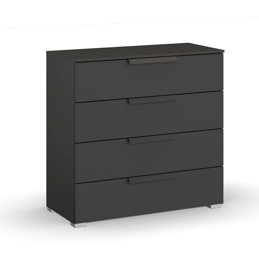 Rauch Frans 4 Drawer Decor Wide Chest - 80CM - in Graphite