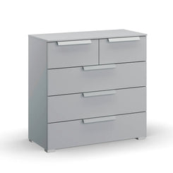 Rauch Frans 5 Drawer Decor Wide Chest - 80CM - In Silk Grey