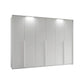 Rauch Frans 300cm Decor 6 Door Hinged Wardrobe with Premium Interior