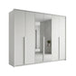 Rauch Frans 300cm Decor 6 Door Hinged Wardrobe with Premium Interior