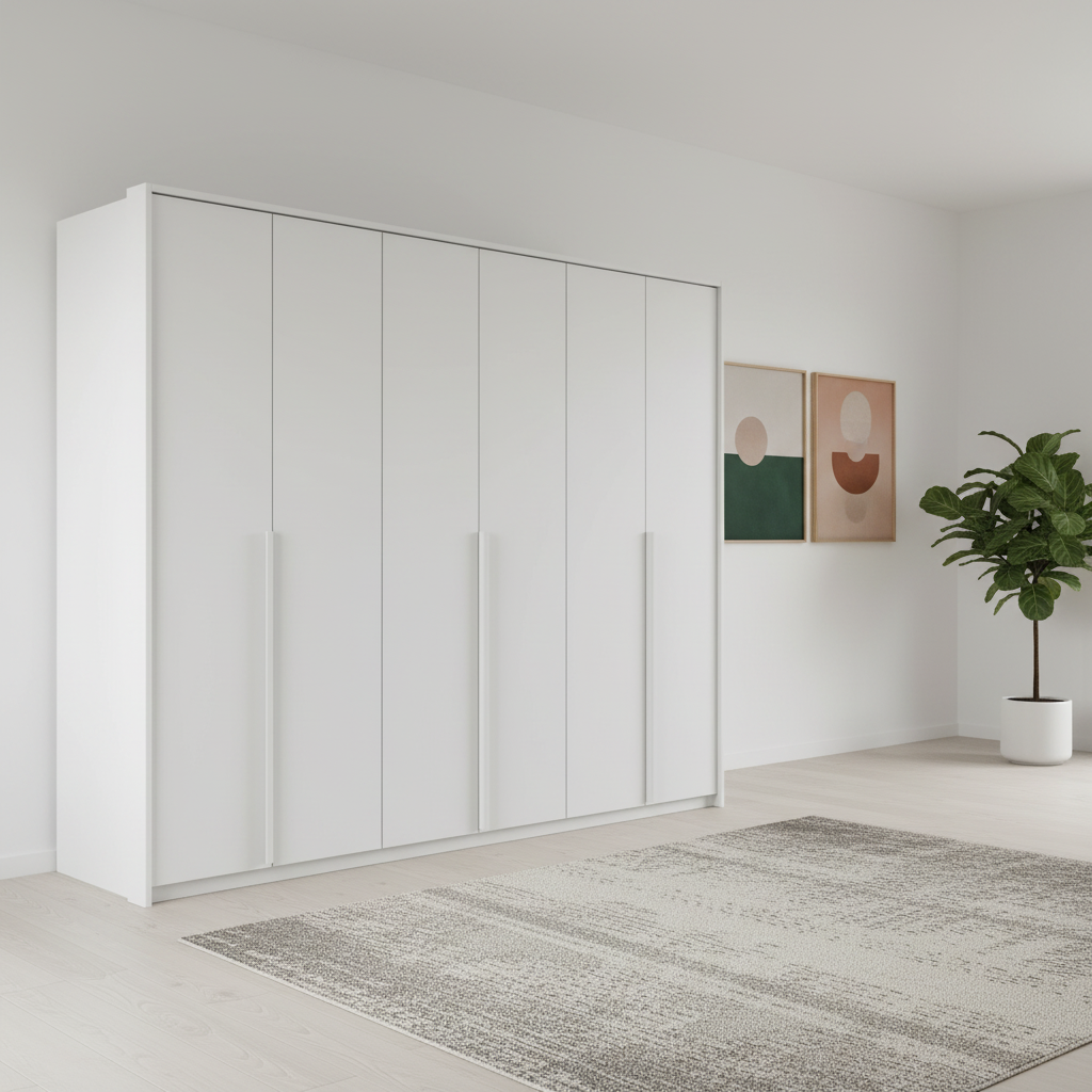 Rauch Frans 300cm Decor 6 Door Hinged Wardrobe with Premium Interior