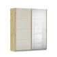 Rauch Freja Glass Door Sliding Wardrobe With Mirror
