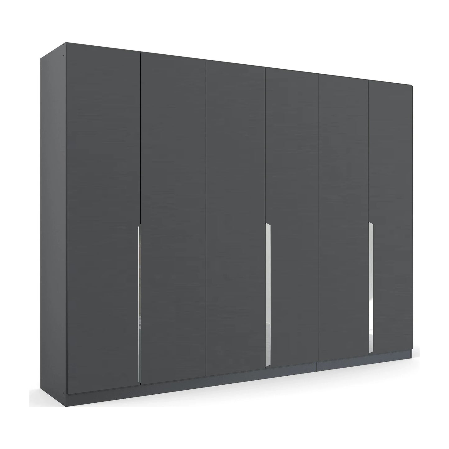 Rauch Glamour Metallic Grey 6 Door Wardrobe – 271cm