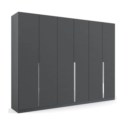 Rauch Glamour Metallic Grey 6 Door Wardrobe – 271cm