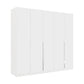 Rauch Glamour White 5 Door Wardrobe – 226cm