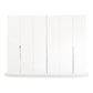 Rauch Glamour White 6 Door Wardrobe – 271cm