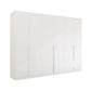 Rauch Glamour White 6 Door Wardrobe – 271cm