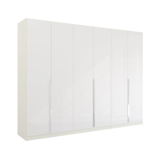 Rauch Glamour White 6 Door Wardrobe – 271cm
