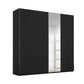 Rauch Graphite Perth Sliding Door Wardrobe 