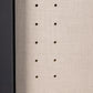 Ashworth Metallic Grey 2 Door Mirrored Hall Cupboard - Internal Closeup View