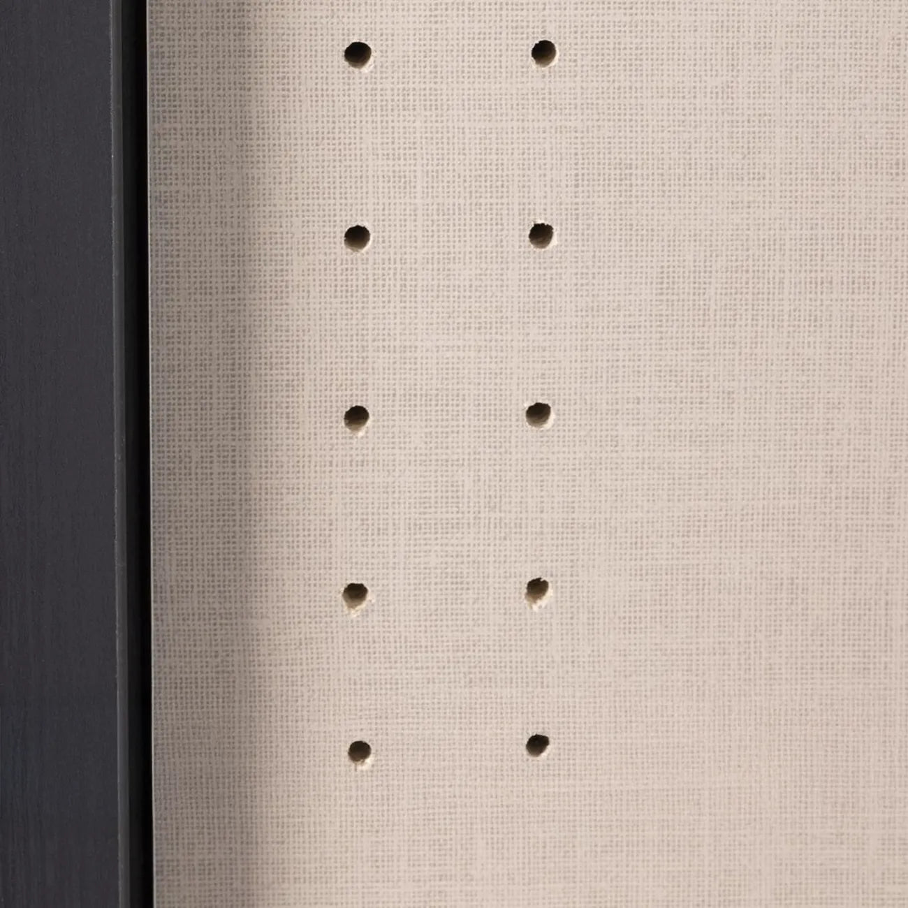 Ashworth Alpine White 2 Door Mirrored Hall Cupboard - Internal Closeup View