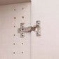 Ashworth Alpine White 2 Door Mirrored Hall Cupboard - Mechanism View
