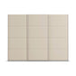 Rauch Impulse Large 3 Door Sliding Wardrobe in Champagne Colour Width 271cm