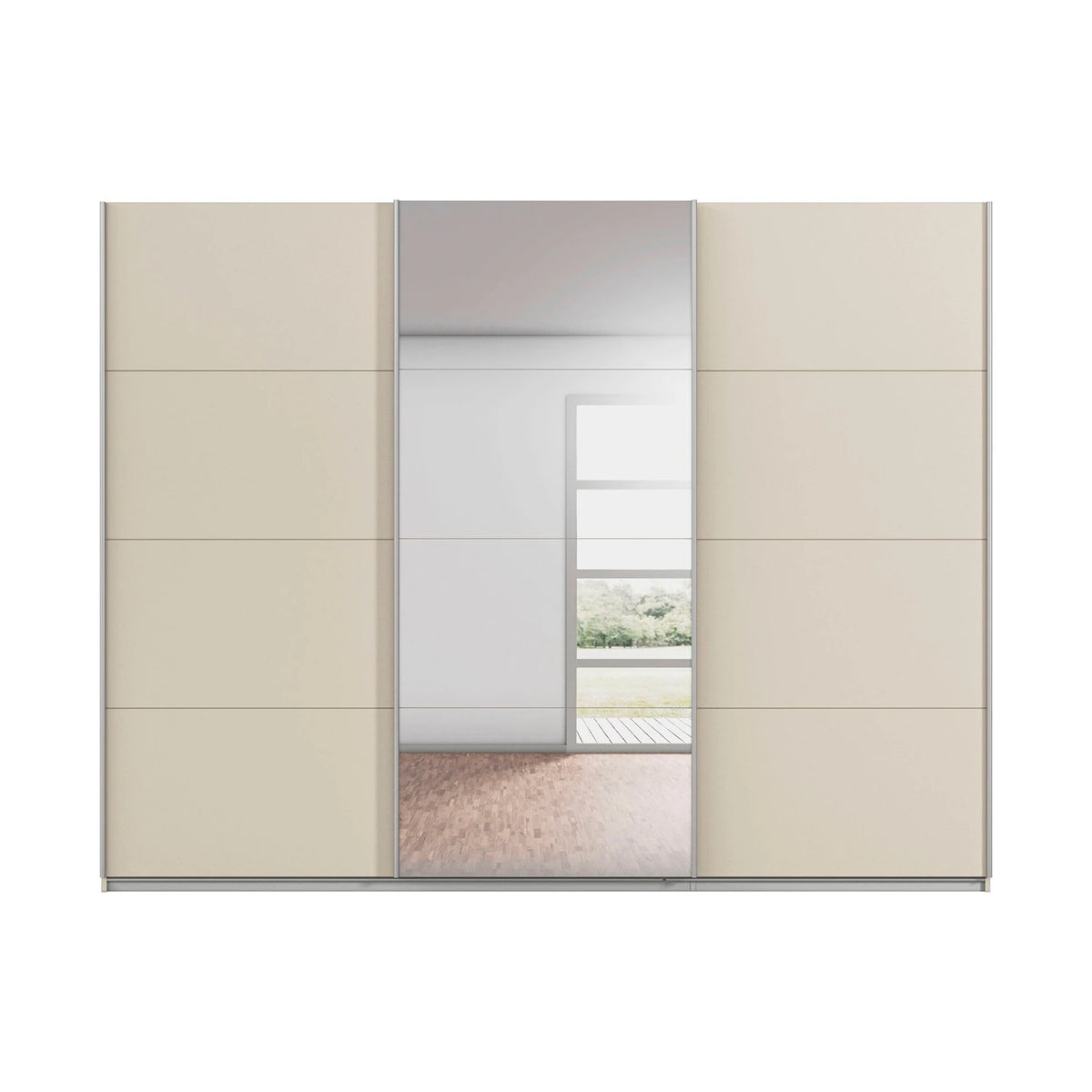 Rauch Impulse 3 Door 1 Mirror Door Sliding Wardrobe
