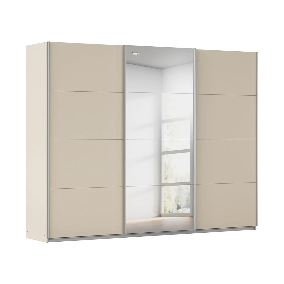 Rauch Impulse 3 Door 1 Mirror Door Sliding Wardrobe