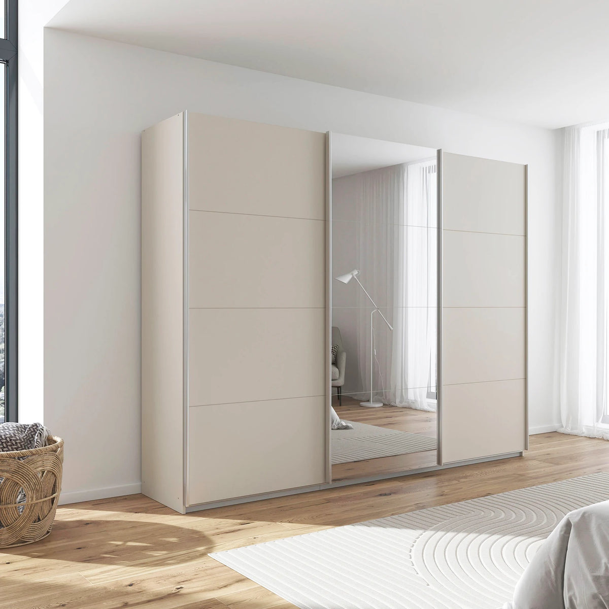 Rauch Impulse 3 Door 1 Mirror Door Sliding Wardrobe