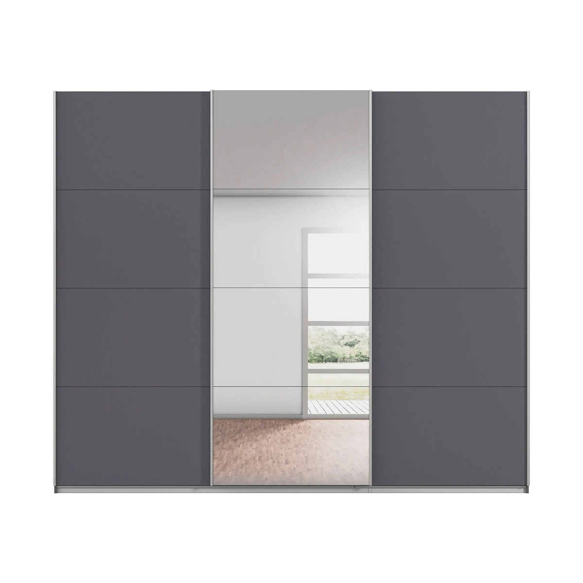 Rauch Impulse 3 Door 1 Mirror Door Sliding Wardrobe